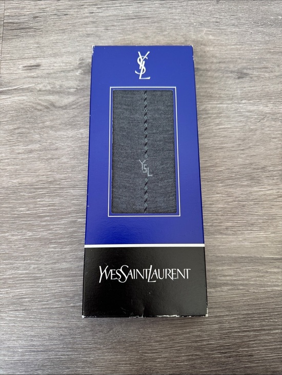 Yves Saint Laurent Other - Vintage Yves Saint Laurent Grey Men’s Dress Sock in Original Sealed Box